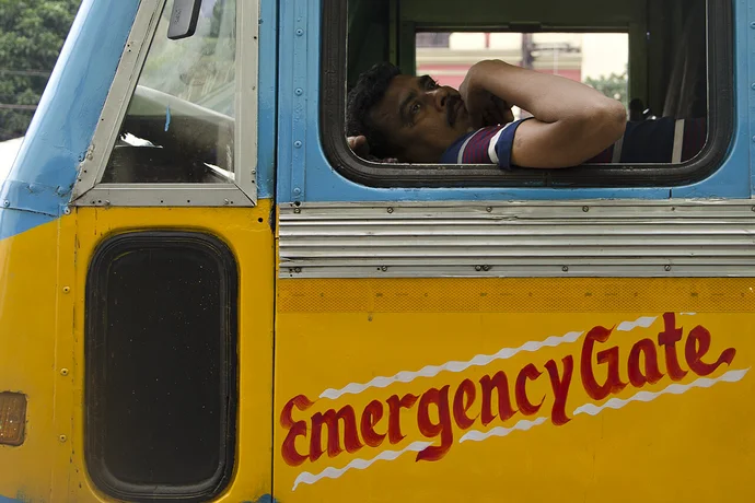 Kolkata’s hand-painted buses