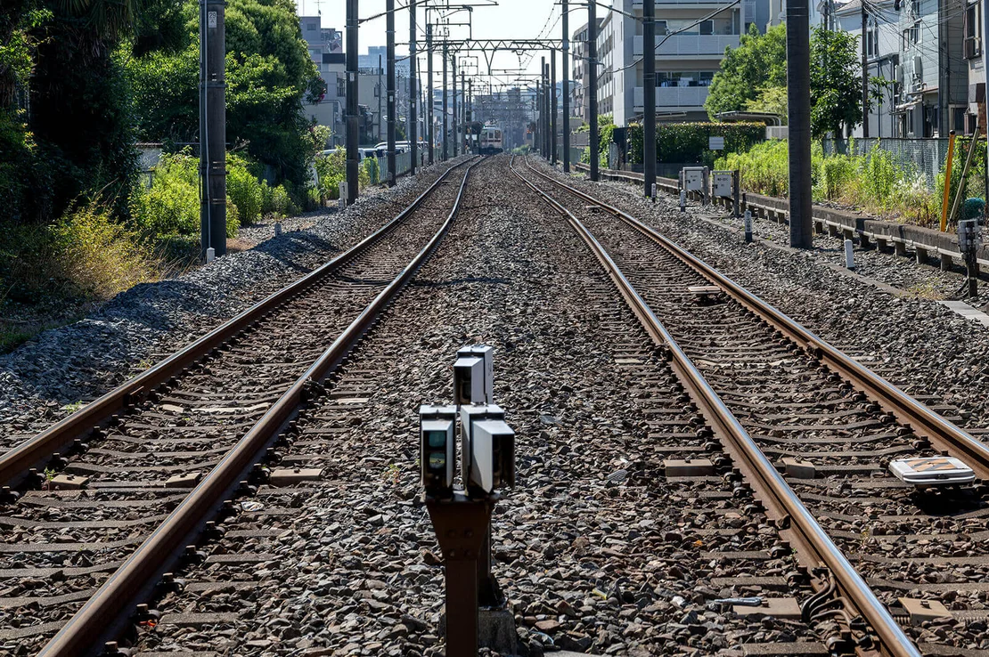 The Tobu Kameido Line runs directly through the neighbourhood  