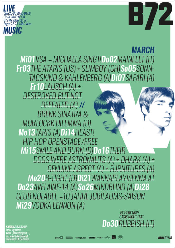 B72 Poster Maerz 2017