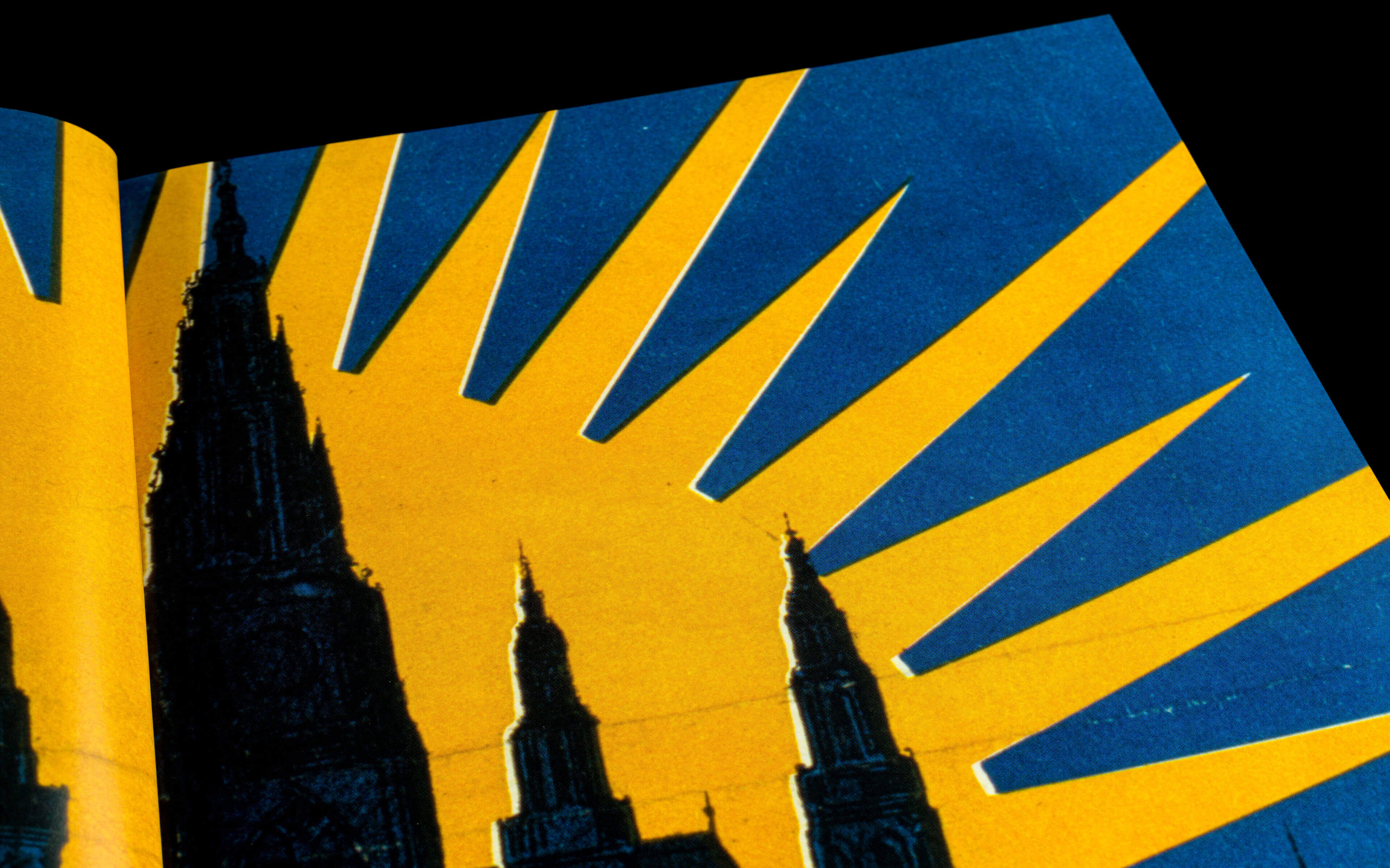 Das Plakat in der Stadt